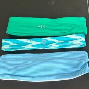 Turquoise and Aqua Headband Trio